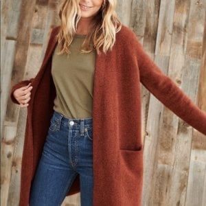Jenni Kayne Rust Sweater Coat